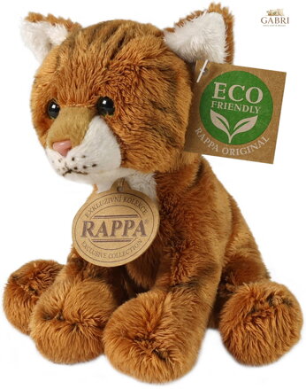 PLYŠ Kočka rezavá sedící 14cm Eco-Friendly *PLYŠOVÉ HRAČKY*