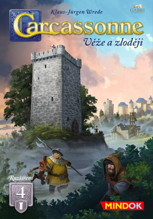 MINDOK HRA Carcassonne: Věže a zloději 4. rozšíření (2025)