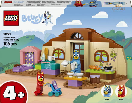 LEGO BLUEY Rusty, Bluey a škola 11221 STAVEBNICE