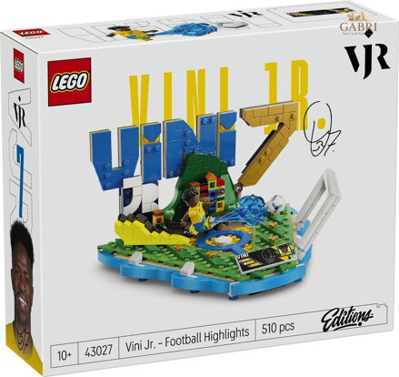 LEGO EDITIONS Vini Jr. Hvězdné momenty fotbalu 43027 STAVEBNICE