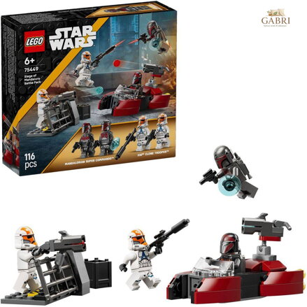 LEGO STAR WARS Bitevní balíček obléhání Mandalore 75449 STAVEBNICE