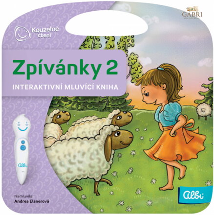 ALBI Kouzelné čtení Kniha interaktivní Zpívánky 2