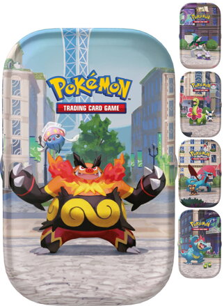 Pokémon TCG: Lumiose City Mini Tin set 2x booster s doplňky 5 druhů