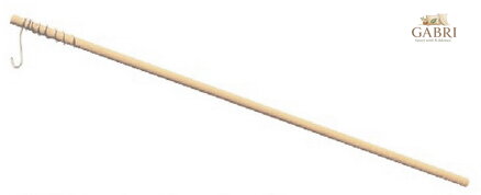 DŘEVO Hůlka dřevěný držák 60cm doplněk k lampionu