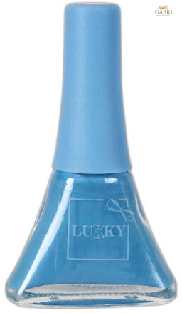 LUKKY Lak na nehty Lollipopz dětský Světle modrý slupovací 5,5ml na kartě