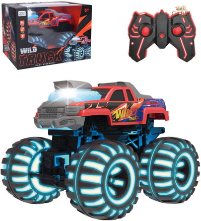 RC Auto Wild Truck velká kola na vysílačku 2,4GHz na baterie Světlo