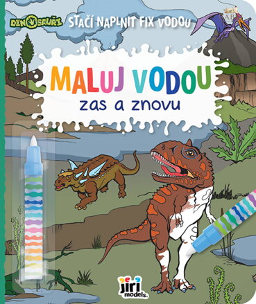 JIRI MODELS Maluj vodou Zas a znovu Dinosauři