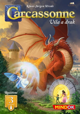 MINDOK HRA Carcassonne: Víla a drak 3. rozšíření (2025)