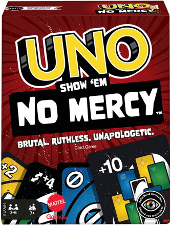MATTEL HRA Uno karty Show Em No Mercy *SPOLEČENSKÉ HRY*