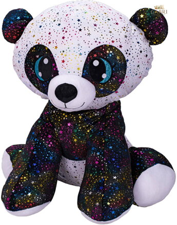 PLYŠ Panda Star Sparkle 70cm třpytivá sedící *PLYŠOVÉ HRAČKY*