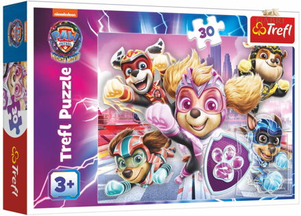 TREFL PUZZLE Hrdinové města Tlapková Patrola 27x20cm 30 dílků skládačka