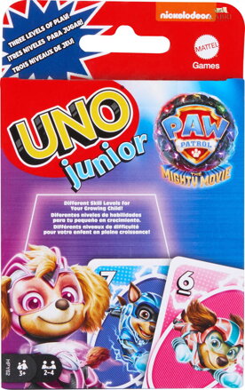 MATTEL HRA Uno karty Junior Tlapková Patrola *SPOLEČENSKÉ HRY*