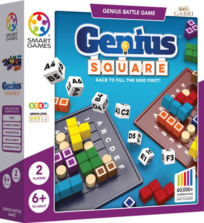 MINDOK HRA Smart Genius square logická *SPOLEČENSKÉ HRY*