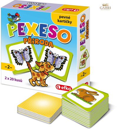 EFKO Hra baby pexeso Příroda dopravní prostředky *SPOLEČENSKÉ HRY*