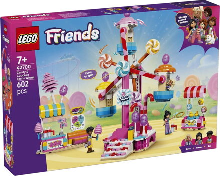 LEGO FRIENDS Kolotoč se sladkostmi a cupcaky 42700 STAVEBNICE