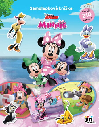 JIRI MODELS Samolepková knížka Disney Minnie Mouse 210 samolepek