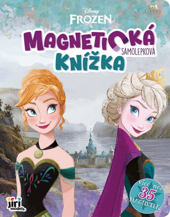 JIRI MODELS Magnetická samolepková knížka Ledové Království (Frozen)