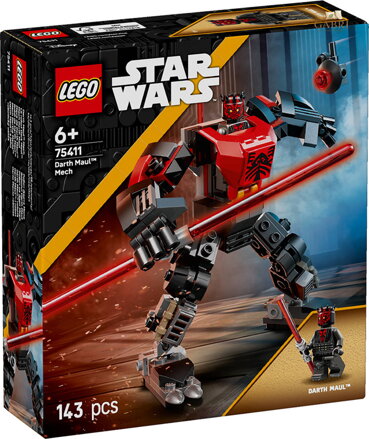 LEGO STAR WARS Darth Maul a jeho robotický oblek 75411 STAVEBNICE