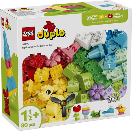 LEGO DUPLO Barevný kreativní box s kostkami 10479 STAVEBNICE