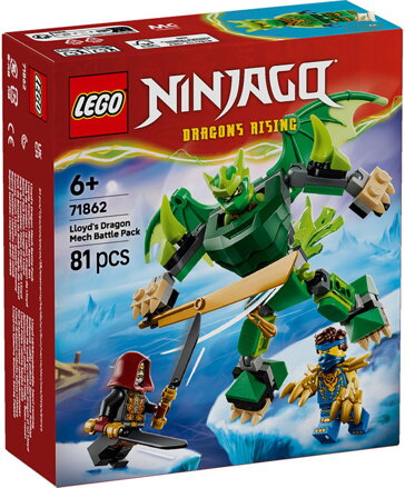 LEGO NINJAGO Bojový balíček: Lloydův dračí oblek 71862 STAVEBNICE