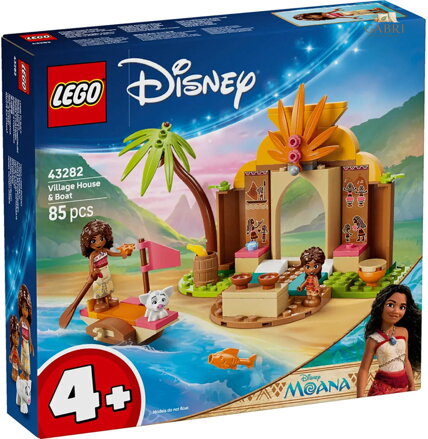 LEGO DISNEY Vesnický dům a loďka 43282 STAVEBNICE