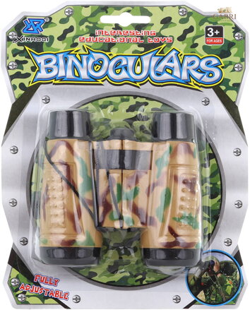 Dalekohled army dětaký béžový vojenský maskáč plast