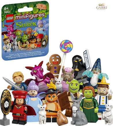 LEGO Minifigurky série Shrek v krabičce 71053 STAVEBNICE