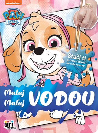 JIRI MODELS Maluj vodou Tlapková Patrola I. omalovánky