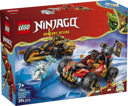 LEGO NINJAGO Kombinovatelná vozidla Kaie a Colea 71864 STAVEBNICE