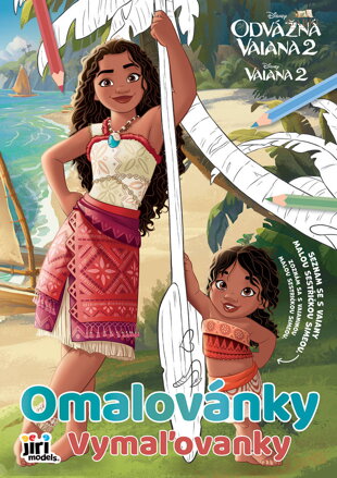 JIRI MODELS Omalovánky A4 Vaiana 2