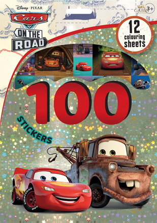 JIRI MODELS 100 samolepek + omalovánky Auta (Cars)