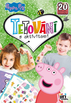 JIRI MODELS Tetování s aktivitami Peppa Pig 20 tetovaček