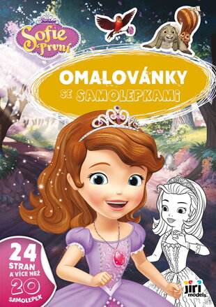 JIRI MODELS Omalovánky se samolepkami A4+ Sofie První