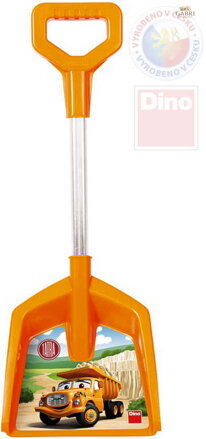 DINO Baby lopata na písek TATRA oranžová 48cm T ručka plast