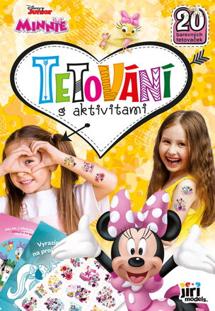 JIRI MODELS Tetování s aktivitami Disney Minnie Mouse 20 tetovaček