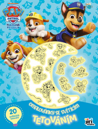 JIRI MODELS Omalovánky se svítícím tetováním Tlapková patrola (Paw Patrol)