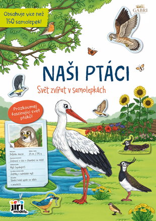 JIRI MODELS Svět zvířat v samolepkách Naši ptáci