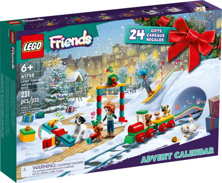LEGO FRIENDS Adventní kalendář rozkládací s herní plochou 41758