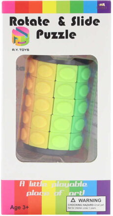 Hra hlavolam válec magický 7cm plast v krabici