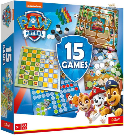 TREFL Hra sada 15 her Tlapková Patrola (Paw Patrol) *SPOLEČENSKÉ HRY*