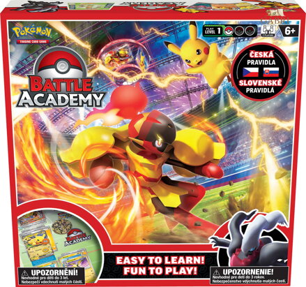 Hra Pokémon TCG: Battle Academy 2024 herní set 180+ karet CZ/SK