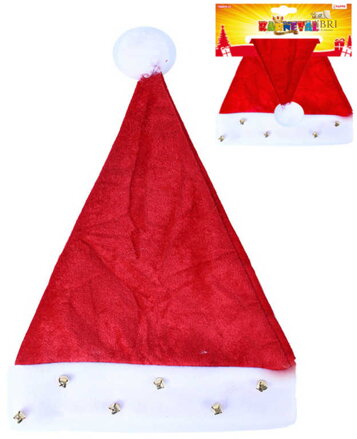 KARNEVAL Čepice Vánoční s rolničkami dospělá *KARNEVALOVÝ DOPLNĚK*