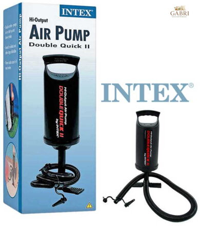 INTEX Pumpa ruční střední 36cm dvojčinná pro nafukovačky 64614