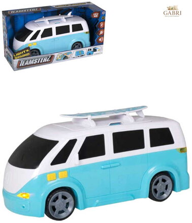 Teamsterz auto karavan 35cm na baterie Světlo Zvuk plast