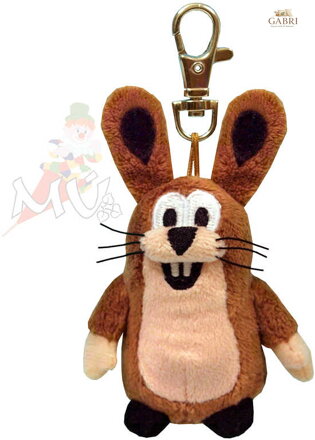 MORAVSKÁ ÚSTŘEDNA Zajíc s karabinou 10 cm *PLYŠOVÉ HRAČKY*