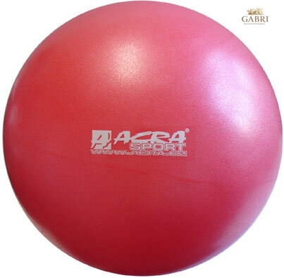 ACRA Míč overball 300mm červený fitness gymball rehabilitační do 120kg