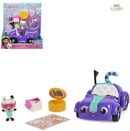 SPIN MASTER Gábinin kouzelný domek set auto s kočičkou a doplňky na piknik