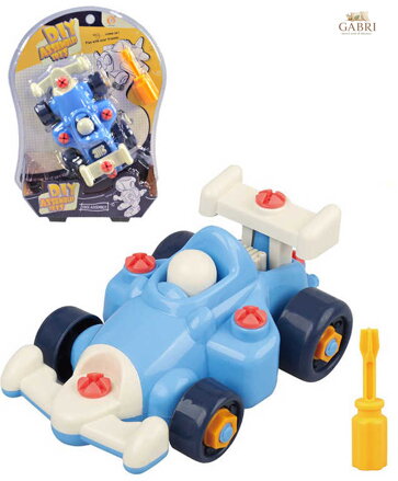 Auto formule barevná na šroubování 16cm set s nástrojem k sestavení plast