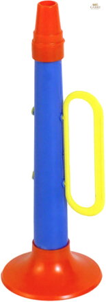 SMĚR Trubka barevná dětská 20cm plast *HUDEBNÍ NÁSTROJE*