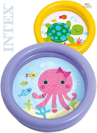 INTEX Baby bazének nafukovací 61x15cm brouzdaliště se zvířátkem 2 druhy 59409
